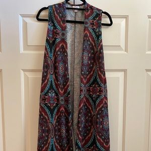 LuLaRoe Joy Vest (EUC)